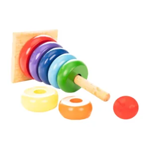 WOODEN TOY PYRAMID SET