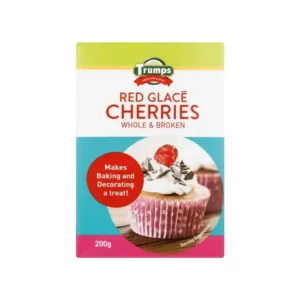 TRUMPS CHERRIES GLACE RED WHOLE/BROKEN 200g